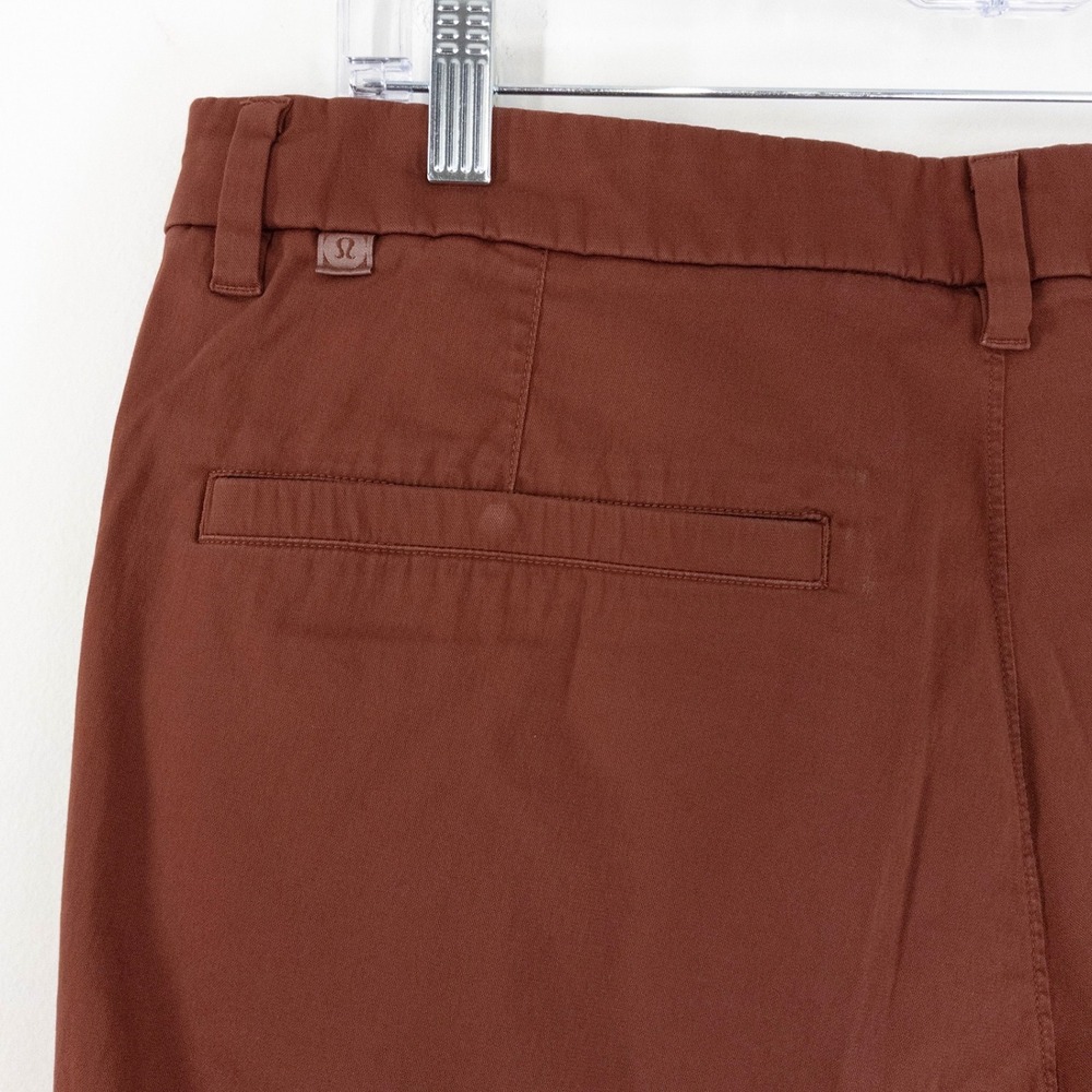Lululemon Men's 34 Rust Brown Commission Slim Pants Tech Casual Stretch Golf - Picture 2 of 9